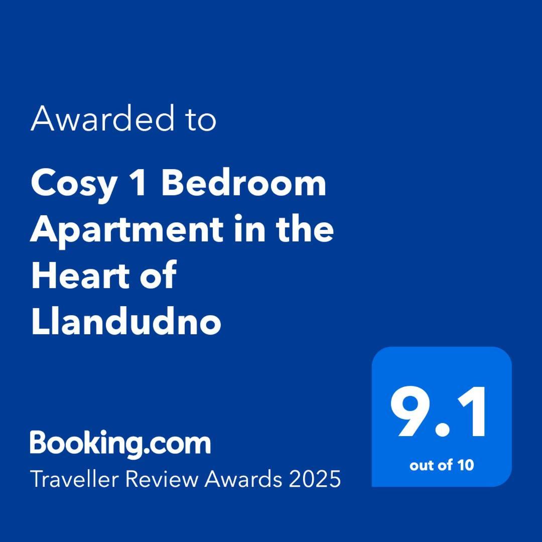 Cosy 1 Bedroom Apartment In The Heart Of Llandudno Bagian luar foto